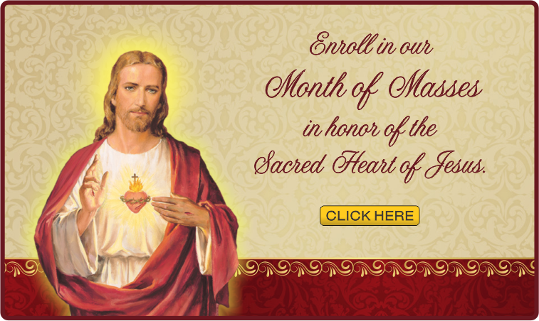 Sacred heart Month of Masses