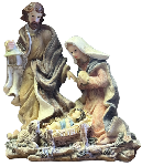 Click here for more information about Hand Painted Nativity Statue