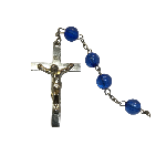 Click here for more information about Blue and Silver Rosary
