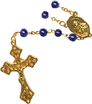 Click here for more information about Blue and Gold Rosary